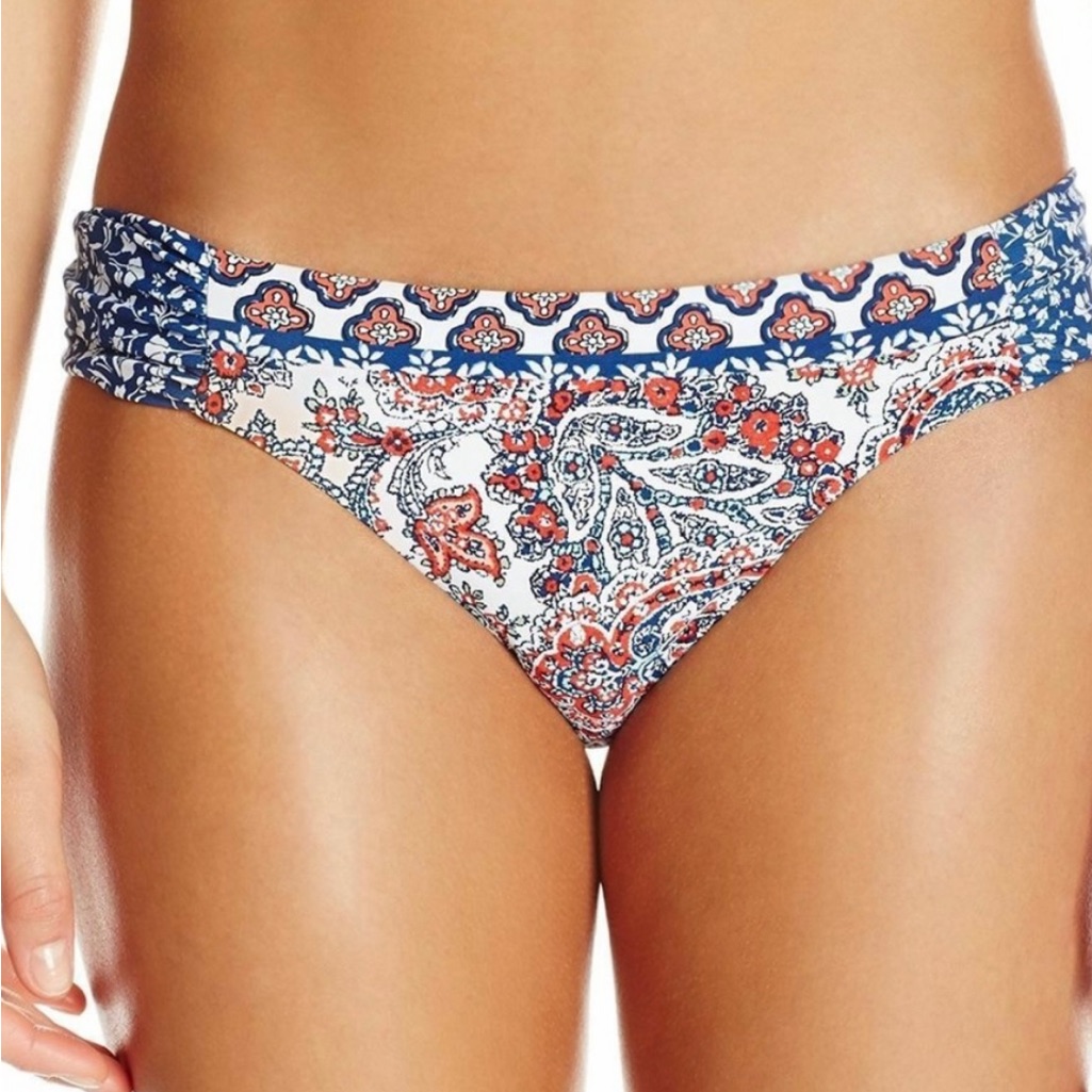 Nwt 54 Lucky Brand Hailey Paisley Medium Bottom